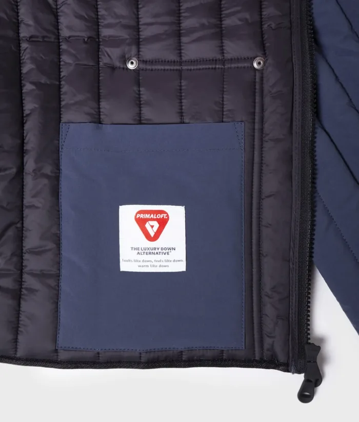 Piumino Con Cappuccio Tin Hoody Jacket Refrigiwear Uomo Blu, foto 7 di 7