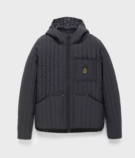 Piumino Con Cappuccio Tin Hoody Jacket Refrigiwear Uomo Nero