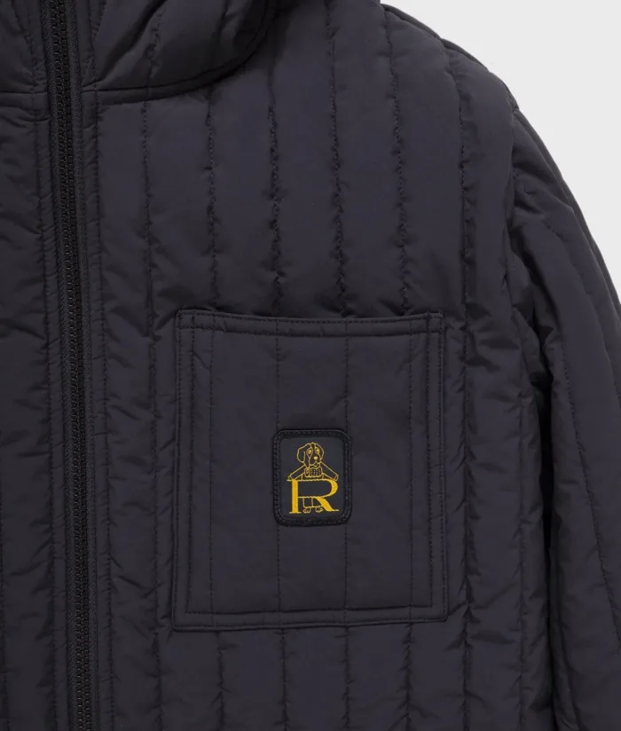 Piumino Con Cappuccio Tin Hoody Jacket Refrigiwear Uomo Nero, foto 5 di 7