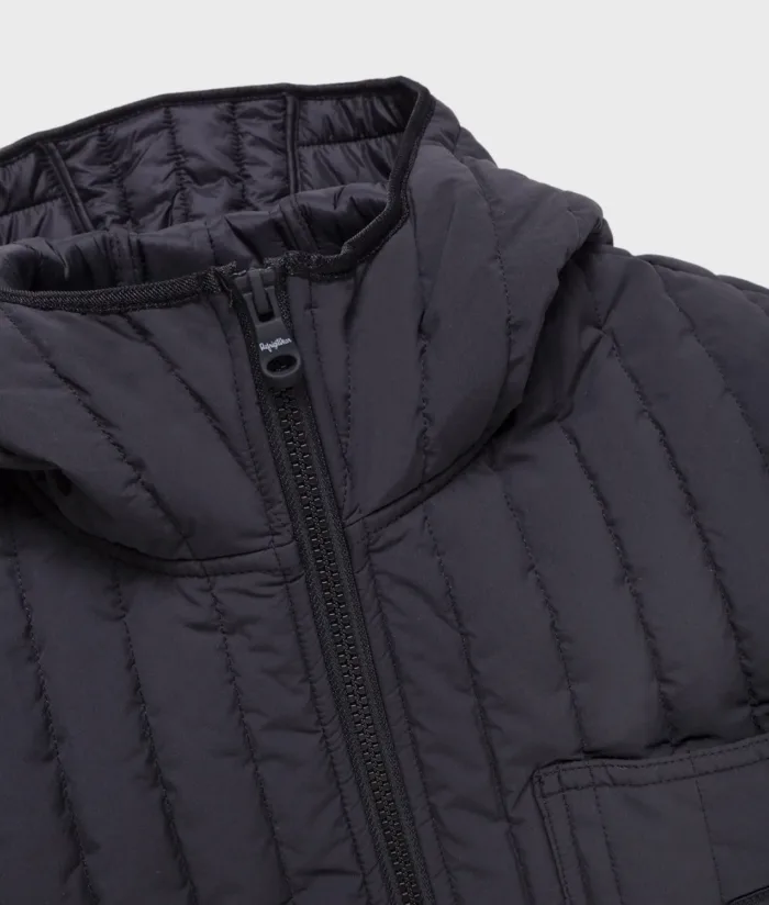 Piumino Con Cappuccio Tin Hoody Jacket Refrigiwear Uomo Nero, foto 6 di 7
