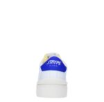 Sneakers Strype Uomo in Pelle Bianca con dettagli in Camoscio e Spoiler Blu art. ST1001 - immagine 4