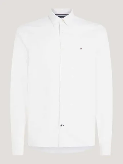 Camicia Oxford Tommy Hilfiger Bianca Slim Fit art. MW0MW33305 YCF