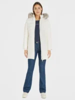 Piumino Tyra Donna Tommy Hilfiger Avorio art. WW0WW39747 YBH - immagine 3