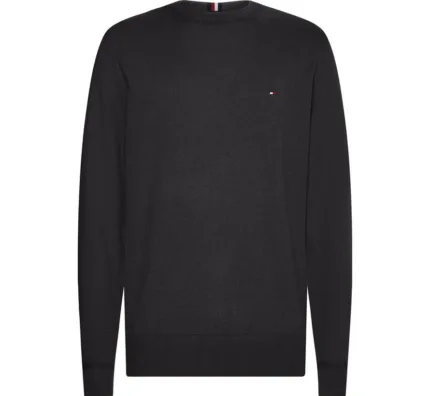 Maglione Girocollo Uomo Cotton Cashmere Tommy Hilfiger Grigio Antracite art. MW0MW28046 P92