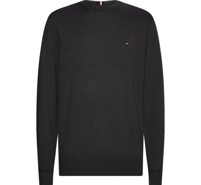 Maglione Girocollo Uomo Cotton Cashmere Tommy Hilfiger Grigio Antracite art. MW0MW28046 P92, foto 1 di 4