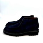 Polacchetto Uomo Crisci in Camoscio Blu 3784FWECSFGRM - immagine 3