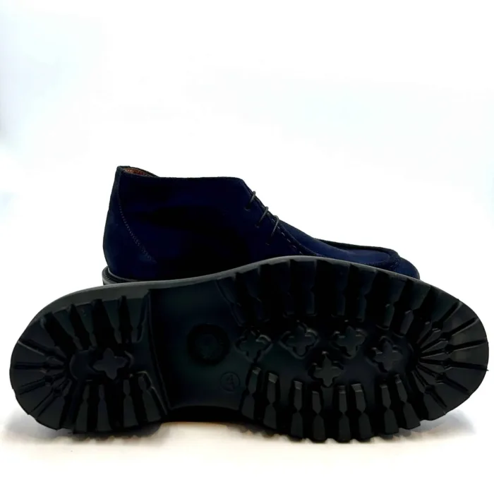 Polacchetto Uomo Crisci in Camoscio Blu 3784FWECSFGRM, foto 5 di 5