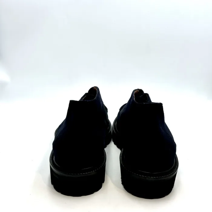 Polacchetto Uomo Crisci in Camoscio Blu 3784FWECSFGRM, foto 4 di 5