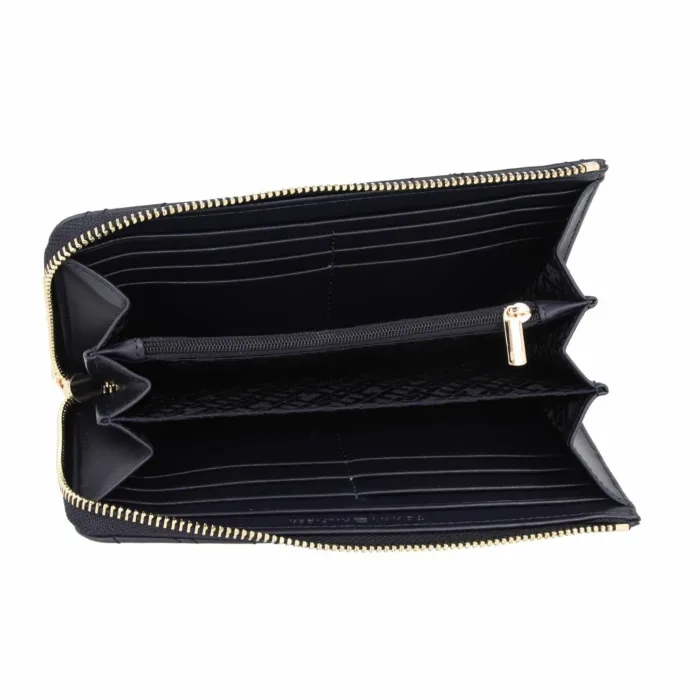 Portafogli Donna Tommy Hilfiger Blu TH Soft Large ZA art. AW0AW15584 Dw6, foto 2 di 2