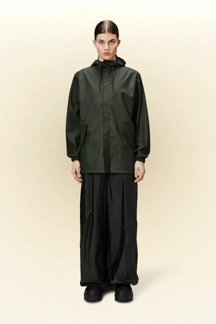 Impermeabile Rains colore Evergreen FISHTAIL JACKET art. 18010, foto 2 di 4