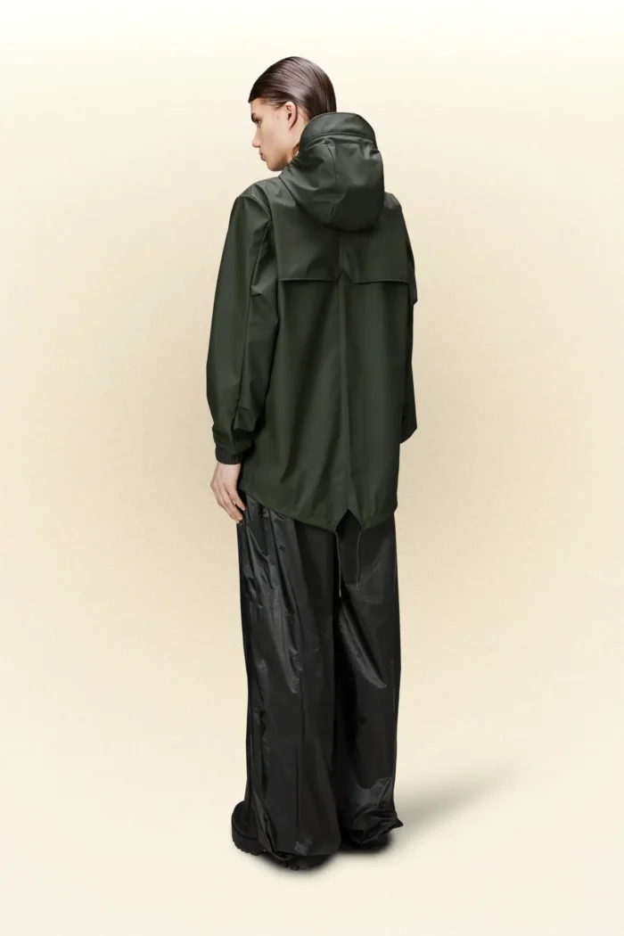 Impermeabile Rains colore Evergreen FISHTAIL JACKET art. 18010, foto 3 di 4