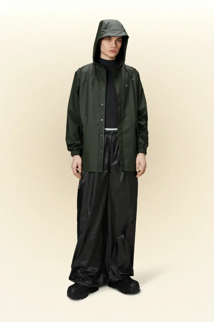 Impermeabile Rains colore Evergreen FISHTAIL JACKET art. 18010, foto 4 di 4