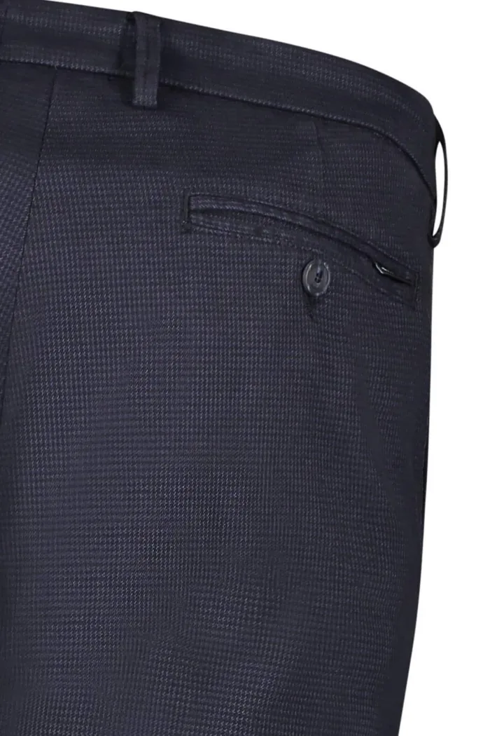 Pantalone Uomo Re-Hash Microfantasia Blu Art. Mucha P24910 7F024 4152, foto 3 di 3