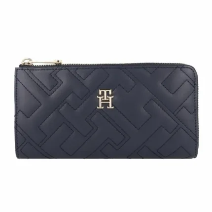 Portafogli Donna Tommy Hilfiger Blu TH Soft Large ZA art. AW0AW15584 Dw6