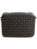 Borsa Pollini Heritage Tracollina Nera con dettagli Marroni TE8414PP03Q1100D - immagine 2