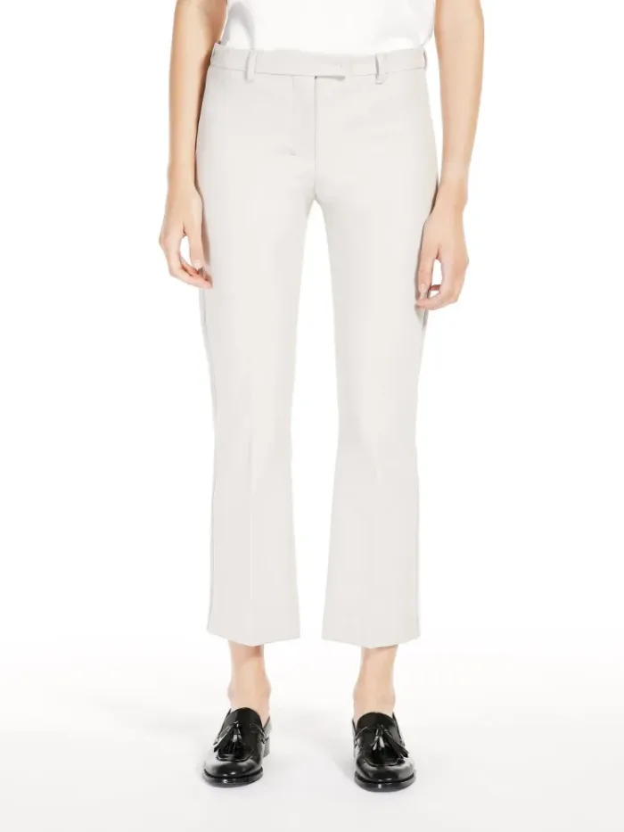 Pantalone UMANITA in misto cotone Avorio 'S MaxMara, foto 2 di 3