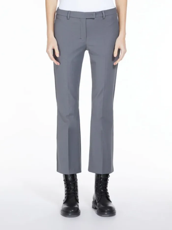 Pantalone UMANITA in misto cotone Grigio 'S MaxMara, foto 2 di 3