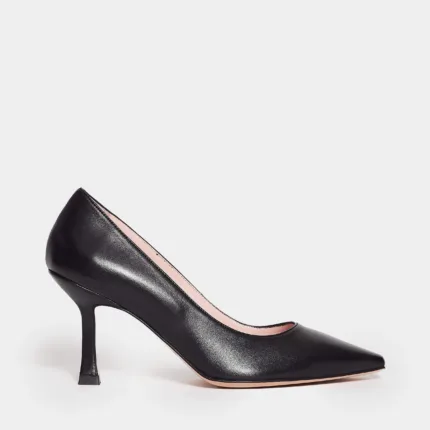 Decolletè Anna F in Pelle Nera, tacco 8 cm art. 1309