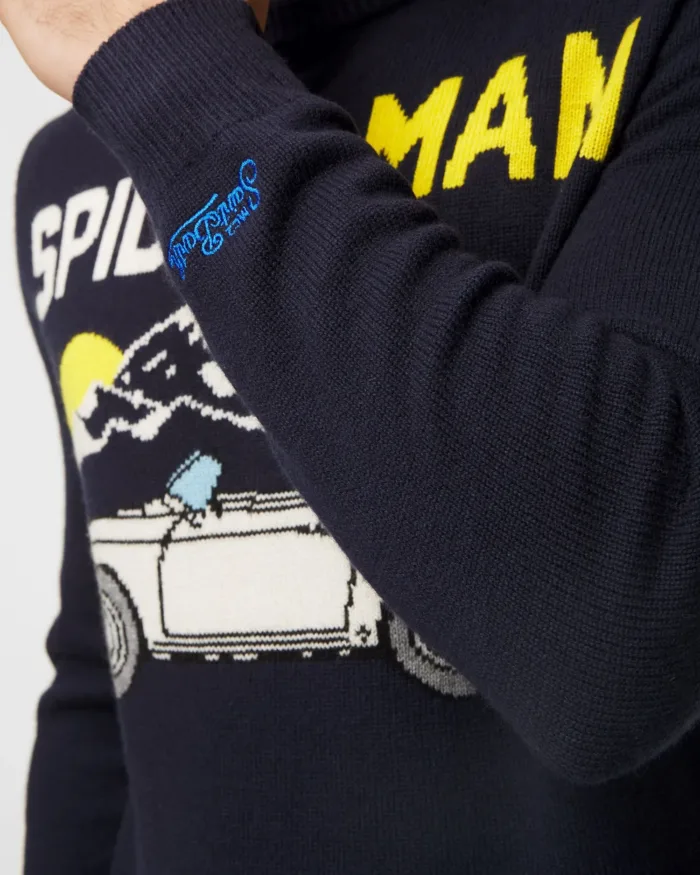 Maglione Girocollo Mc2 Saint Barth Blu art. Heron Speed Man 61, foto 4 di 4