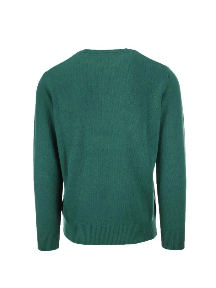 Maglione Girocollo Mc2 Saint Barth Verde art. Heron Gin Tonic 51, foto 3 di 3