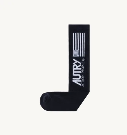 Calzini Iconic Action Autry Unisex Blu con logo classico art. SOIU-40BW