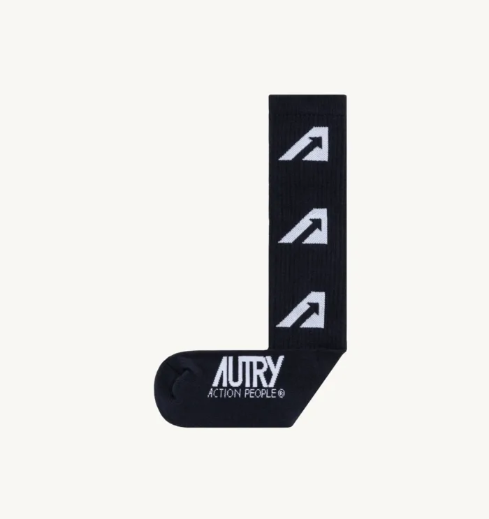 Calzini Iconic Action Autry Unisex Blu con logo classico art. SOIU-40BW, foto 2 di 2