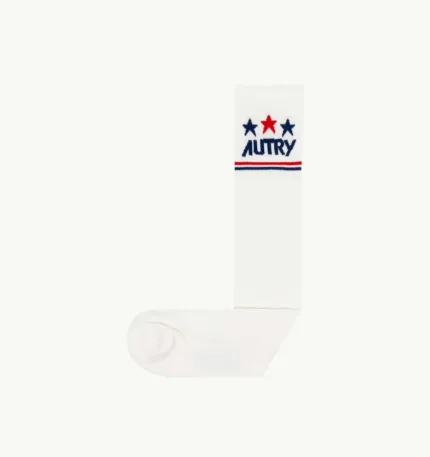 Calzini Iconic Action Autry Unisex Bianco con Bandiera art. SOPU 61WS