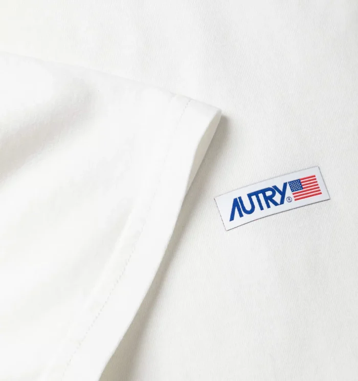 T-Shirt Autry Bianca con logo art. TSPM 502W, foto 3 di 4