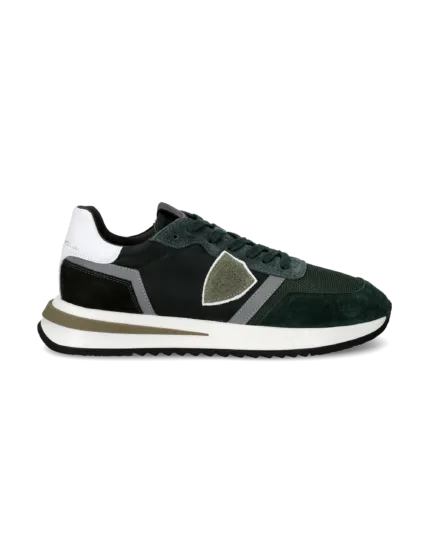 Sneakers Uomo Philippe Model Tropez 2.1 In Camoscio Verde cod. TYLU W033