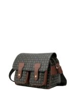 Borsa Pollini Reporter Heritage Nera con dettagli Cuoio TE8421PP04Q1100D - immagine 2