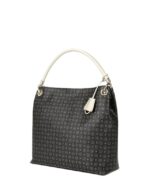 Borsa Pollini a Spalla Nera con dettagli Avorio TE8409PP02Q11 - immagine 2