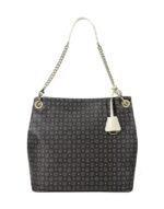 Borsa Pollini a Spalla Nera con dettagli Avorio TE8409PP02Q11 - immagine 4