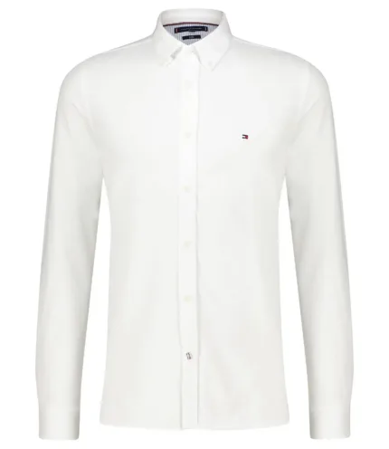 Camicia Uomo Slim Fit Tommy Hilfiger Bianca art. MW0MW30675 YCF