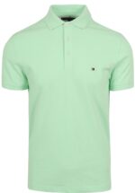 Polo 1985 Slim Fit Manica Corta Uomo Tommy Hilfiger Verde Menta art. MW0MW17771 LXZ