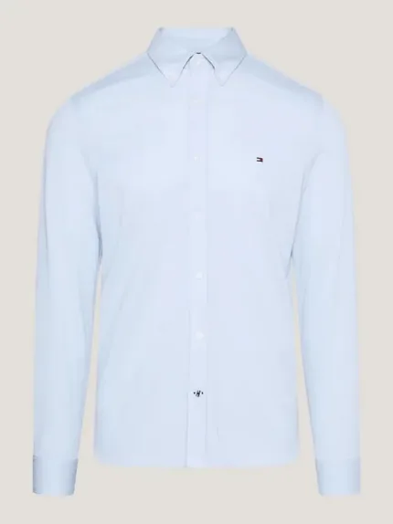 Camicia Uomo Slim Fit Tommy Hilfiger Celeste art. MW0MW30675 C1S