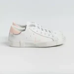 Sneakers Donna Philippe Model Paris Prsx In Pelle Bianca con Spoiler Nude cod. PRLD VJ02