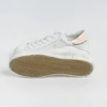 Sneakers Donna Philippe Model Paris Prsx In Pelle Bianca con Spoiler Nude cod. PRLD VJ02 - immagine 5