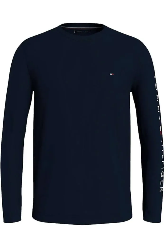 T-Shirt Maniche Lunghe Uomo Slim Fit Tommy Hilfiger Blu art. MW0MW09096 DW5, foto 1 di 1
