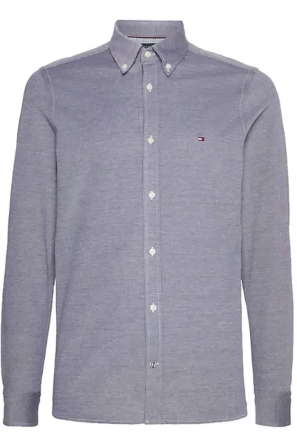 Camicia Uomo Slim Fit Tommy Hilfiger Blu art. MW0MW30675 DCC