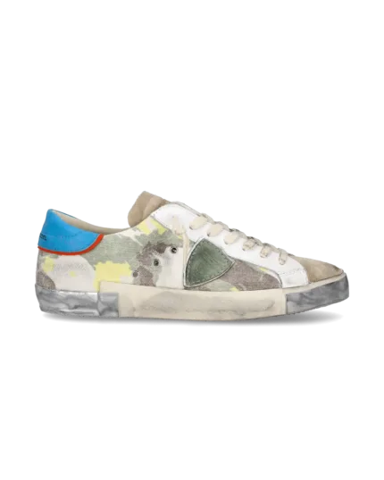 Sneakers Uomo Philippe Model Paris Prsx In Tela Camouflage cod. PRLU CF22