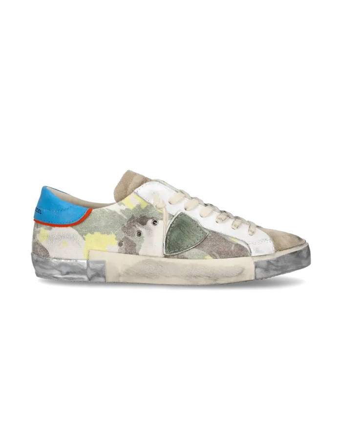 Sneakers Uomo Philippe Model Paris Prsx In Tela Camouflage cod. PRLU CF22, foto 1 di 6