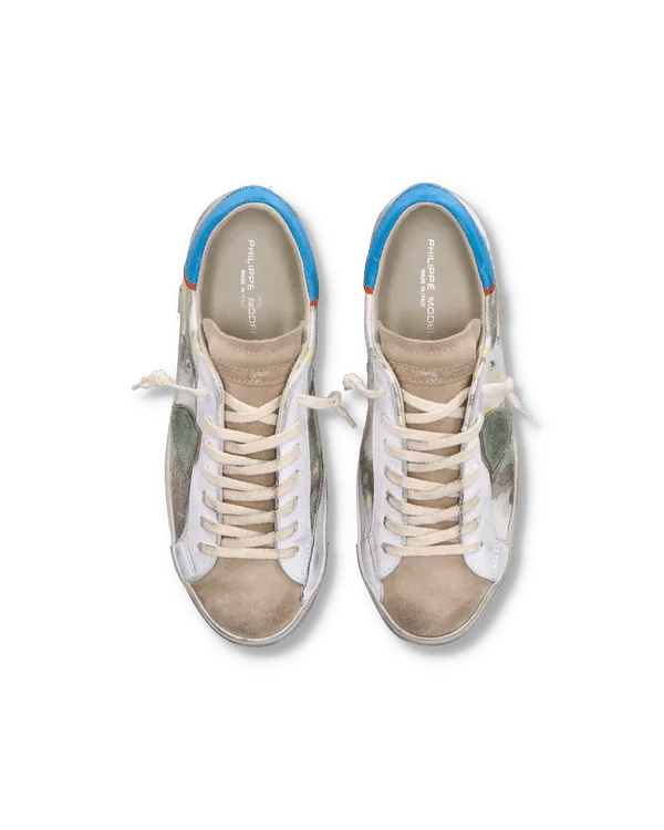Sneakers Uomo Philippe Model Paris Prsx In Tela Camouflage cod. PRLU CF22, foto 4 di 6
