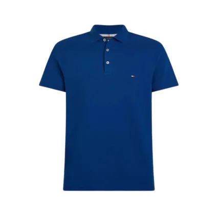 Polo 1985 Slim Fit Manica Corta Uomo Tommy Hilfiger Anchor Blue art. MW0MW17771 C5J