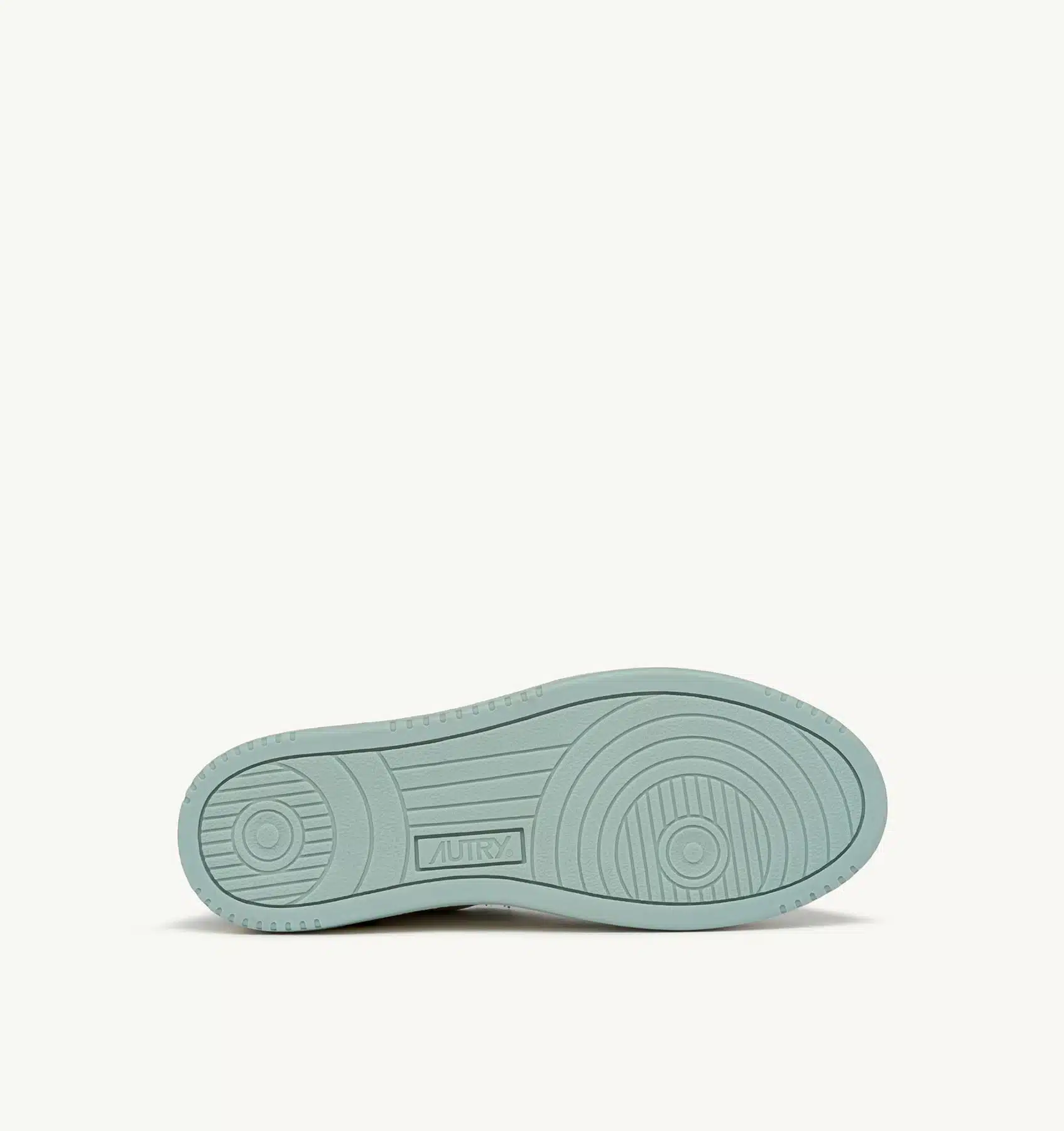 Sneaker Donna autry Medalist Low Bicolor in Pelle bianca e Tela Verde Acqua mod. AULW CB12 - immagine 4
