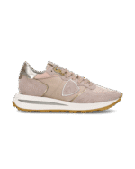 Sneakers Donna Philippe Model Tropez Haute In Camoscio Rosa cod. TKLD W008