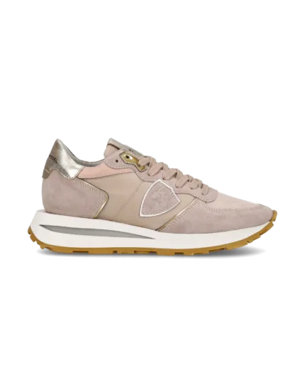 Sneakers Donna Philippe Model Tropez Haute In Camoscio Rosa cod. TKLD W008