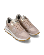 Sneakers Donna Philippe Model Tropez Haute In Camoscio Rosa cod. TKLD W008 - immagine 2