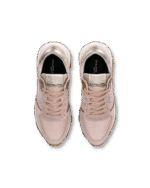 Sneakers Donna Philippe Model Tropez Haute In Camoscio Rosa cod. TKLD W008 - immagine 5