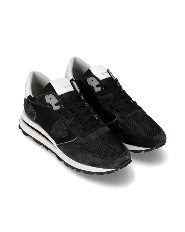 Sneakers Uomo Philippe Model Tropez Haute In Camoscio Nero cod. TKLU W006, foto 2 di 6