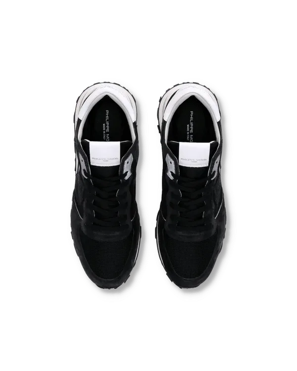 Sneakers Uomo Philippe Model Tropez Haute In Camoscio Nero cod. TKLU W006, foto 5 di 6